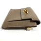 HERMES H Logo Kelly Pocket Compact Wallet/Coin Purse, Epson, Unisex, Etoupe, Gray