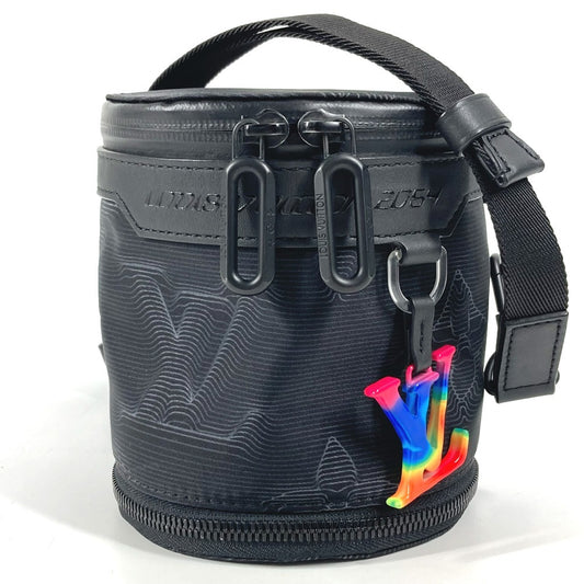 LOUIS VUITTON M45604 ルイ・ヴィトン 2054 エクスパンダブル ポロション カバン 斜め掛け ポーチ レインボー ショルダーバッグ レザー/ナイロン ユニセックス ブラック