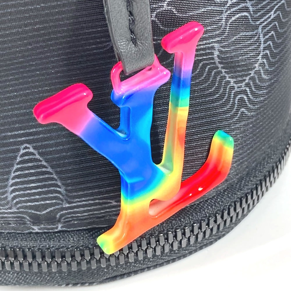 LOUIS VUITTON M45604 ルイ・ヴィトン 2054 エクスパンダブル ポロション カバン 斜め掛け ポーチ レインボー ショルダーバッグ レザー/ナイロン ユニセックス ブラック