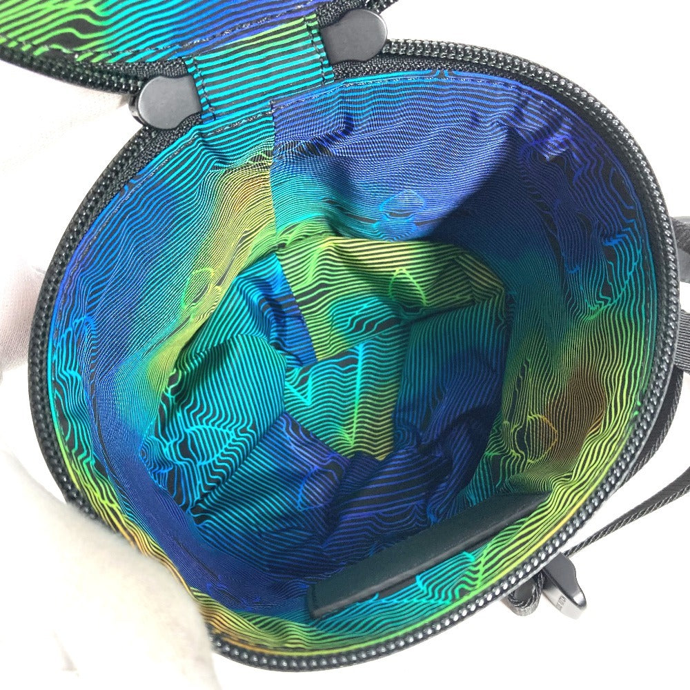 LOUIS VUITTON M45604 ルイ・ヴィトン 2054 エクスパンダブル ポロション カバン 斜め掛け ポーチ レインボー ショルダーバッグ レザー/ナイロン ユニセックス ブラック