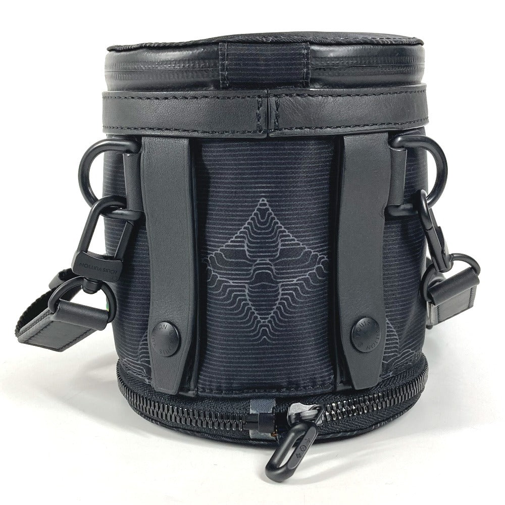 LOUIS VUITTON M45604 ルイ・ヴィトン 2054 エクスパンダブル ポロション カバン 斜め掛け ポーチ レインボー ショルダーバッグ レザー/ナイロン ユニセックス ブラック