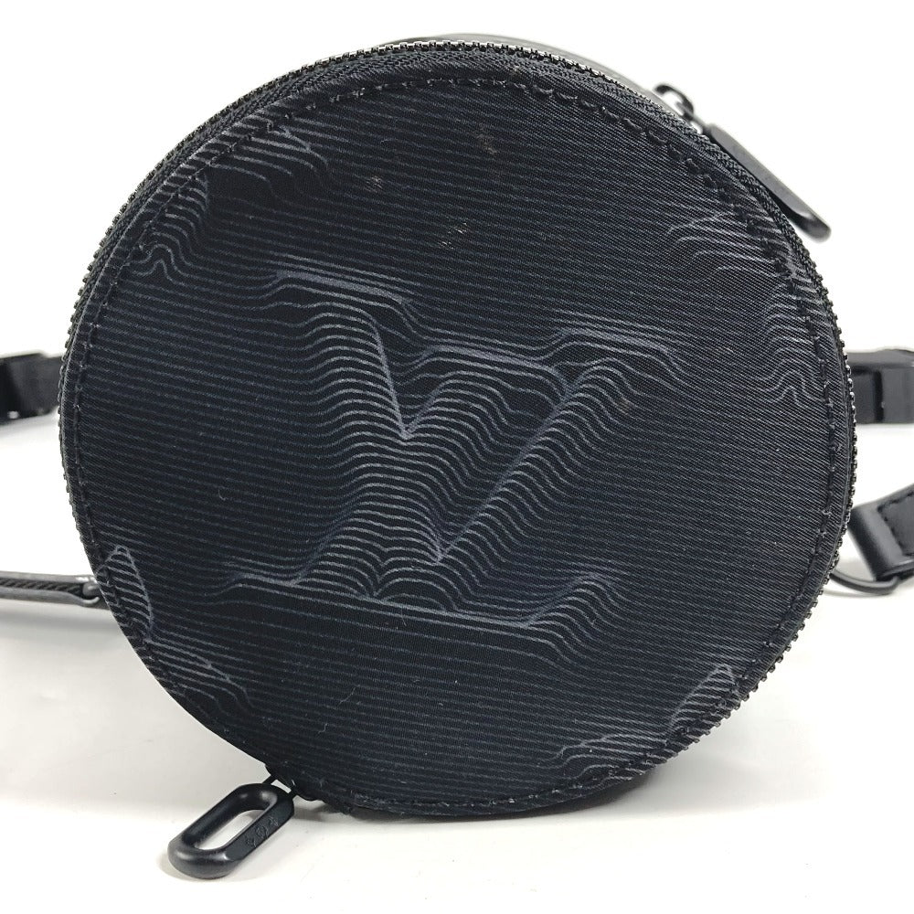 LOUIS VUITTON M45604 ルイ・ヴィトン 2054 エクスパンダブル ポロション カバン 斜め掛け ポーチ レインボー ショルダーバッグ レザー/ナイロン ユニセックス ブラック