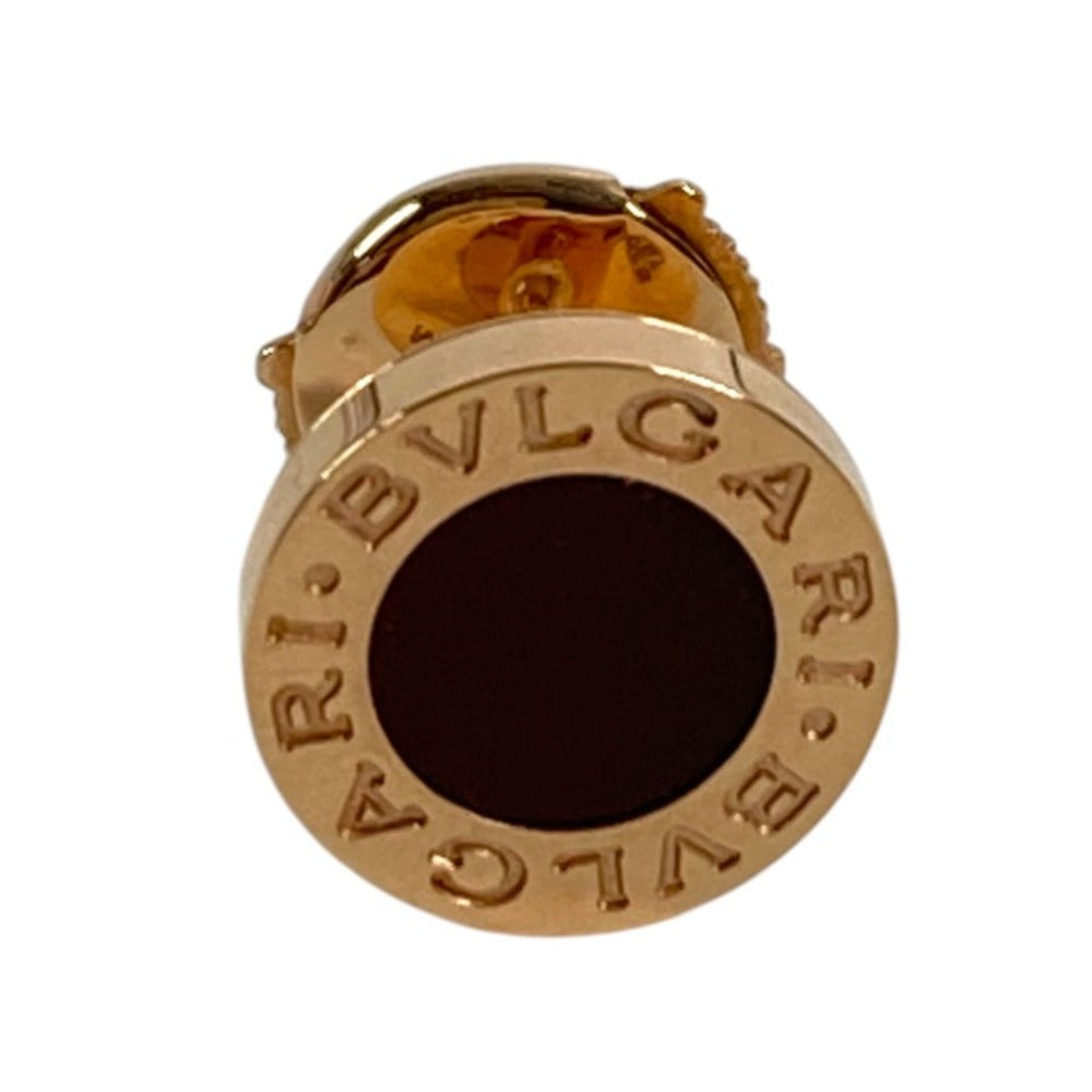 BVLGARI Gold 18K PG Carnelian Bvlgari Bvlgari Logo Single Earring, Au750, Unisex, Pink
