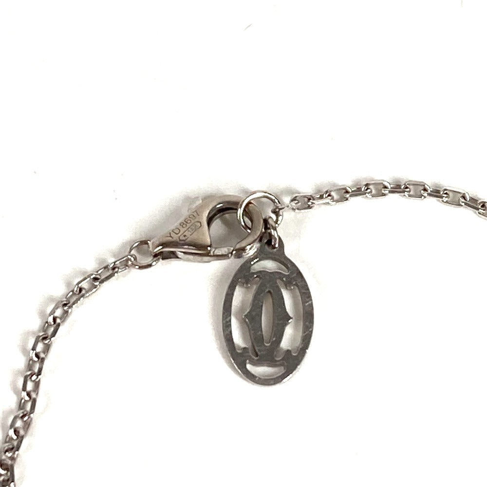 CARTIER 金 K18 18K WG サフィールレジェドゥ 1ポイント サファイア アクセサリー ジュエリー ブレスレット Au750 レディース シルバー