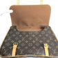 LOUIS VUITTON M51158 モノグラム カバン マレルサックアド 訳あり フラップ ハンドバッグ モノグラムキャンバス ユニセックス ブラウン