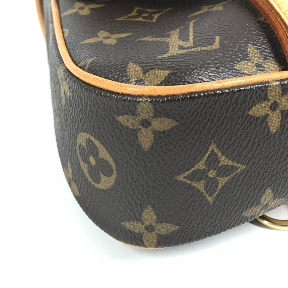 LOUIS VUITTON M51158 モノグラム カバン マレルサックアド 訳あり フラップ ハンドバッグ モノグラムキャンバス ユニセックス ブラウン