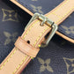 LOUIS VUITTON M51158 モノグラム カバン マレルサックアド 訳あり フラップ ハンドバッグ モノグラムキャンバス ユニセックス ブラウン