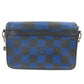 LOUIS VUITTON N50037 ダミエ アンフィニ 3D ステュディオ メッセンジャー カバン メッセンジャーバッグ 斜め掛け フラップ ショルダーバッグ レザー ユニセックス ブラック