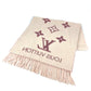 LOUIS VUITTON M77375 Monogram Scarf Reykjavik Gradient Large Stole Fringe Scarf Wool/Cashmere Unisex Rose Clair Pink