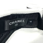 CHANEL 22P CC ココマーク リボン りぼん 帽子 サンバイザー レディース ブラック