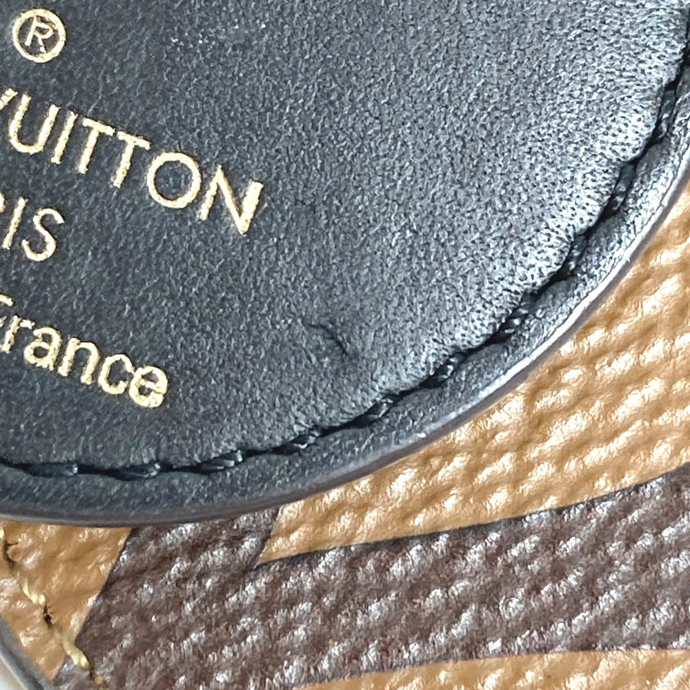 LOUIS VUITTON M69317 モノグラムジャイアント ポルトクレイリュストレ キーホルダー キーリング キーチェーン バッグチャーム モノグラムジャイアントキャンバス ユニセックス ブラウン