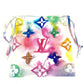 LOUIS VUITTON M76772 モノグラムウォーターカラー スパンコール マスクカバー 巾着ポーチ セット ペア マスク コットン ユニセックス マルチカラー