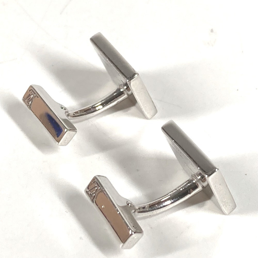 LOUIS VUITTON ダミエ ロゴ カフス アクセサリー カフス AG925 ユニセックス シルバー