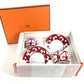 HERMES ガダルキヴィール 食器 カップ＆ソーサー 2客セット ペア 皿 コップ マグカップ コーヒーカップ ティーカップ 陶器 レディース ホワイト
