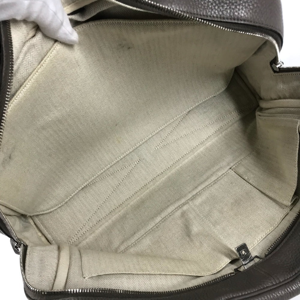 HERMES ビジネスバッグ ハンドバッグ ヴィクトリア 2 12H カバン 書類バッグ トートバッグ トリヨンクレマンス ユニセックス エタン グレー