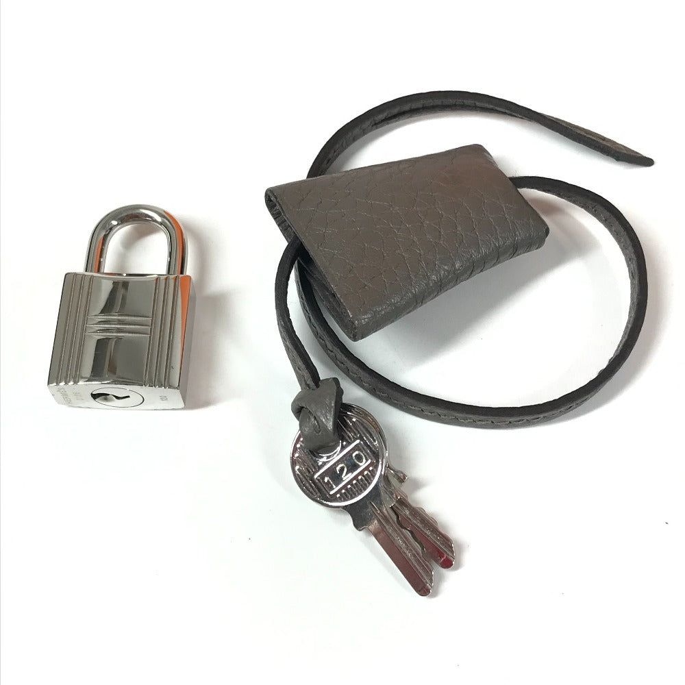 HERMES ビジネスバッグ ハンドバッグ ヴィクトリア 2 12H カバン 書類バッグ トートバッグ トリヨンクレマンス ユニセックス エタン グレー