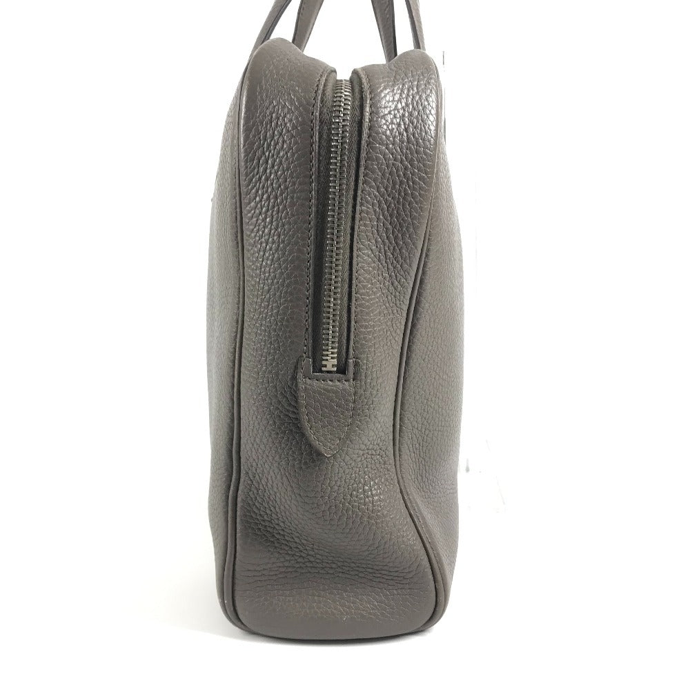 HERMES ビジネスバッグ ハンドバッグ ヴィクトリア 2 12H カバン 書類バッグ トートバッグ トリヨンクレマンス ユニセックス エタン グレー