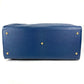 HERMES Gallop Handbag, Travel Bag, Boston Bag, Buffalo Skipper, Unisex, Blue