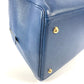 HERMES Gallop Handbag, Travel Bag, Boston Bag, Buffalo Skipper, Unisex, Blue