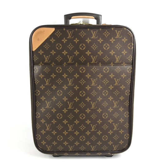 LOUIS VUITTON M23293 モノグラム ペガス45 ペガス 45 2輪 スーツケース トラベルバッグ キャリーバッグ モノグラムキャンバス ユニセックス ブラウン