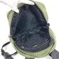 PRADA Triangle Logo Plate Bag Backpack Rucksack Nylon Unisex Khaki