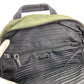 PRADA Triangle Logo Plate Bag Backpack Rucksack Nylon Unisex Khaki