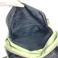 PRADA Triangle Logo Plate Bag Backpack Rucksack Nylon Unisex Khaki