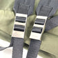 PRADA Triangle Logo Plate Bag Backpack Rucksack Nylon Unisex Khaki