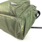 PRADA Triangle Logo Plate Bag Backpack Rucksack Nylon Unisex Khaki