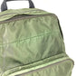PRADA Triangle Logo Plate Bag Backpack Rucksack Nylon Unisex Khaki