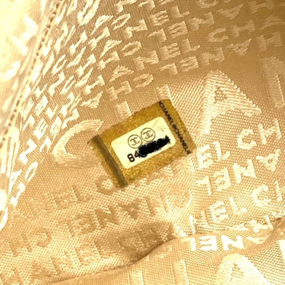 CHANEL CC ココマーク ロゴ カバン トートバッグ 肩掛け ハンドバッグ ショルダーバッグ キャビアスキン ユニセックス ベージュ