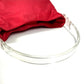 PRADA Triangle Logo Plate Plastic Handle Bag Handbag Shoulder Bag Nylon Unisex Red