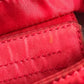 PRADA Triangle Logo Plate Plastic Handle Bag Handbag Shoulder Bag Nylon Unisex Red