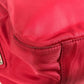 PRADA Triangle Logo Plate Plastic Handle Bag Handbag Shoulder Bag Nylon Unisex Red