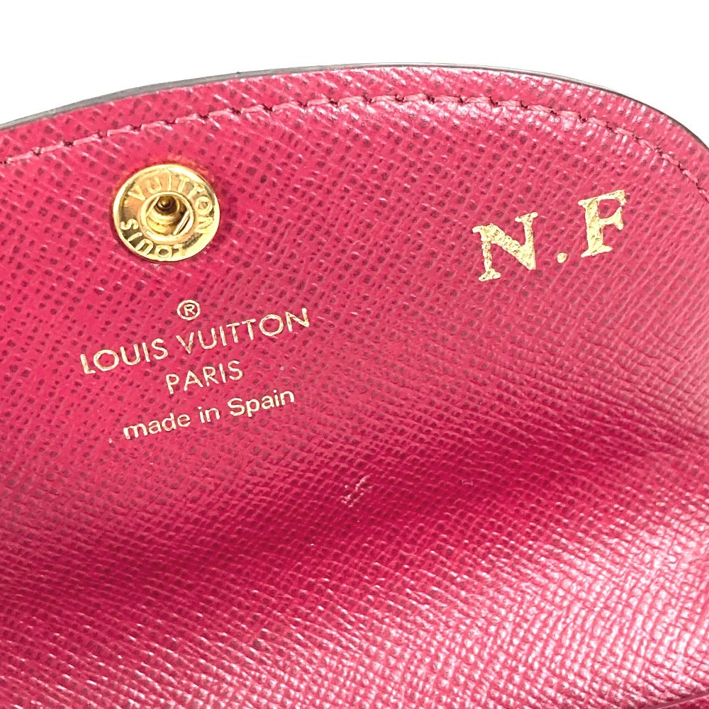 LOUIS VUITTON M41939 モノグラム ポルトモネロザリ コンパクトウォレット フラップ 2つ折り財布 モノグラムキャンバス ユニセックス フューシャ ブラウン