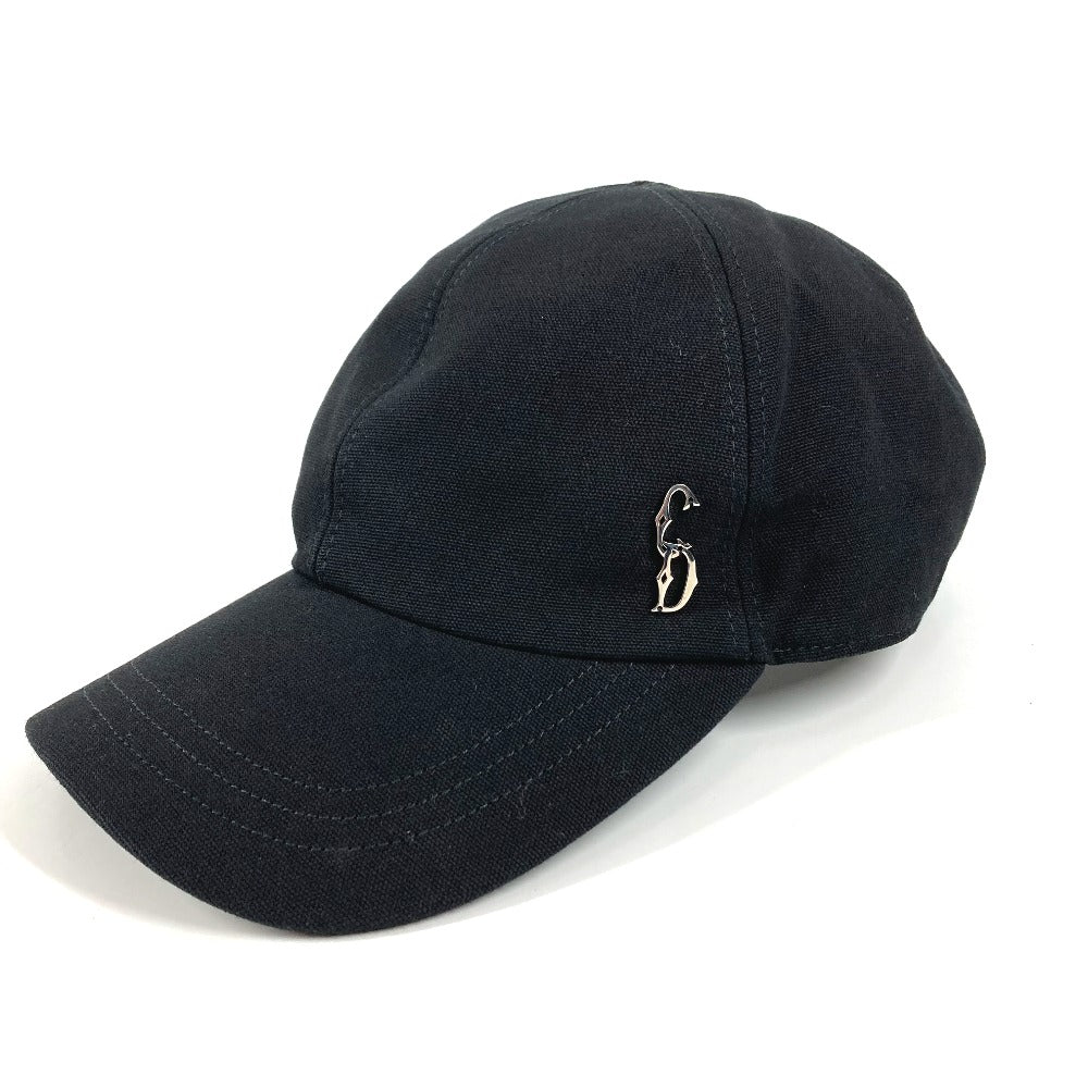 Dior 383C901A4511 CD Logo Apparel Hat Cap Baseball Cap Cotton Men's Black