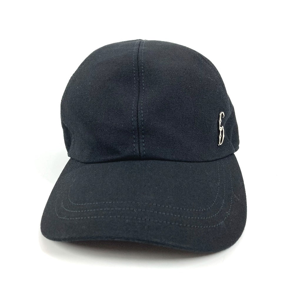 Dior 383C901A4511 CD Logo Apparel Hat Cap Baseball Cap Cotton Men's Black