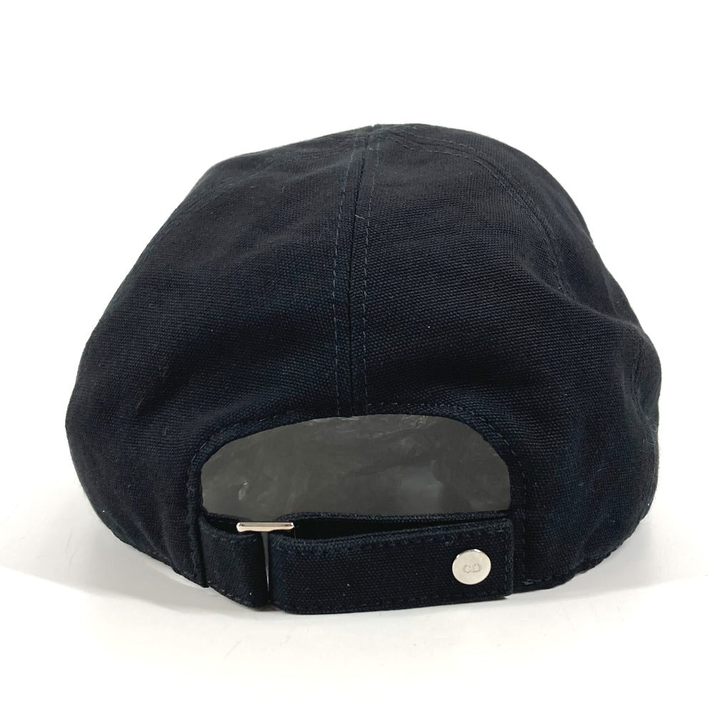 Dior 383C901A4511 CD Logo Apparel Hat Cap Baseball Cap Cotton Men's Black
