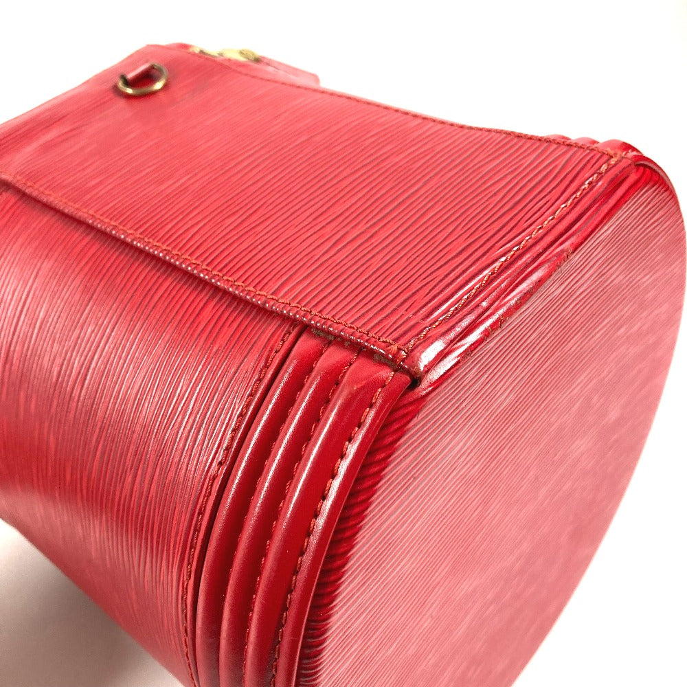 LOUIS VUITTON M48037 Epi Cannes Vanity Bag Handbag Handbag Epi Leather Women's Castilian Red Red