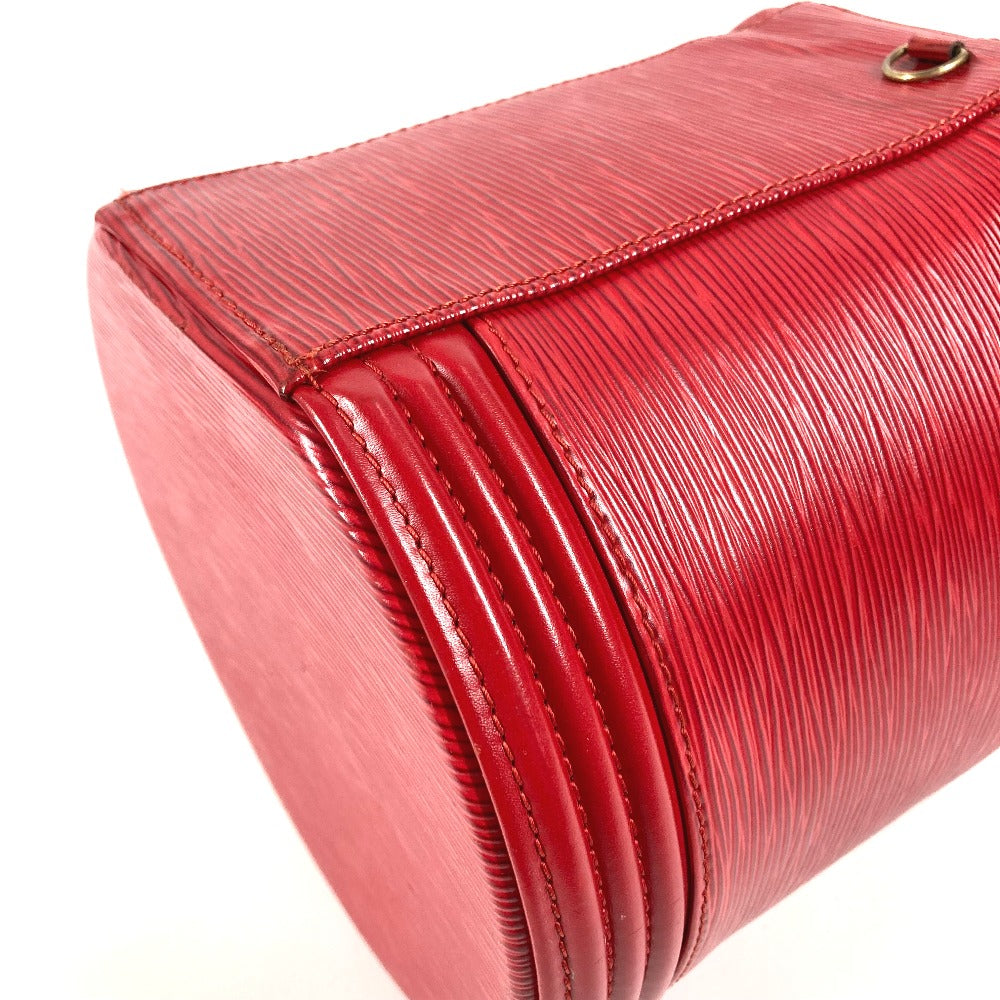 LOUIS VUITTON M48037 Epi Cannes Vanity Bag Handbag Handbag Epi Leather Women's Castilian Red Red