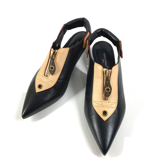 LOUIS VUITTON 1AD301 アリュール 靴 シューズ ハイヒール パンプス レザー レディース ブラック