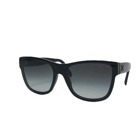 CHANEL 5386-A ロゴ CC ココマーク ロゴ めがね メガネ アイウェア 眼鏡 サングラス サングラス プラスチック レディース ブラック