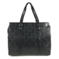 GUCCI 625774 GG Embossed Logo Bag Tote Bag Shoulder Bag Leather Unisex Black