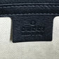 GUCCI 625774 GG Embossed Logo Bag Tote Bag Shoulder Bag Leather Unisex Black