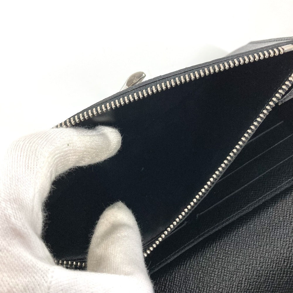 HERMES モノグラム ストライプ ポルトフォイユ ツイスト モノグラム ウォレット チェーンウォレット ショルダーバッグ 長財布 モノグラムキャンバス ユニセックス ブラウン