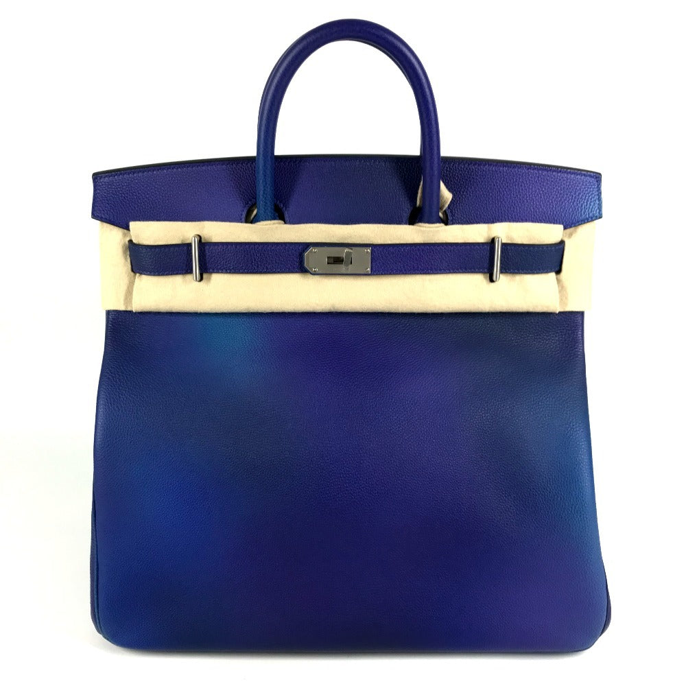 HERMES グラデーション オータクロア40 オータクロア 40 コスモス カバン トートバッグ ハンドバッグ トゴ ユニセックス ブルーニュイ/ヴァイオレット ブルー