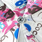 CHANEL CC Coco Mark All-Over Print Folding Umbrella Umbrella Polyester Unisex White