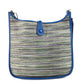 HERMES H-perforated logo Evelyne 1 bag crossbody shoulder bag leather unisex blue