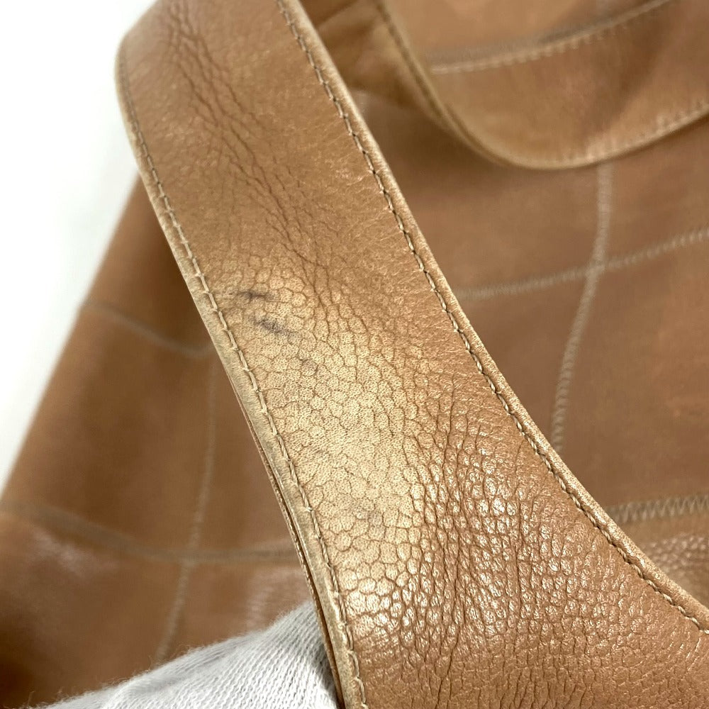 CHANEL Chocolate Bar Logo Fringe Tassel Shoulder Bag for Women, Beige