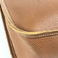 HERMES Vintage Vespa PM Crossbody Bag Leather Unisex Brown